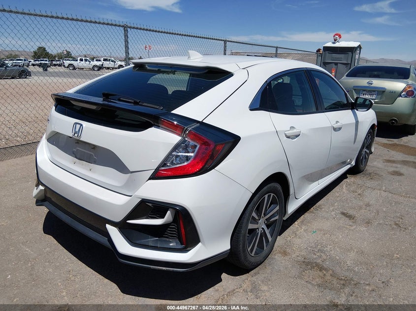 2020 Honda Civic VIN SHHFK7H36LU421107 IAAI salvage auction — LEFT SIDE, Salvage Title, sold $9,050 on 2026-07-15 (photo 4)