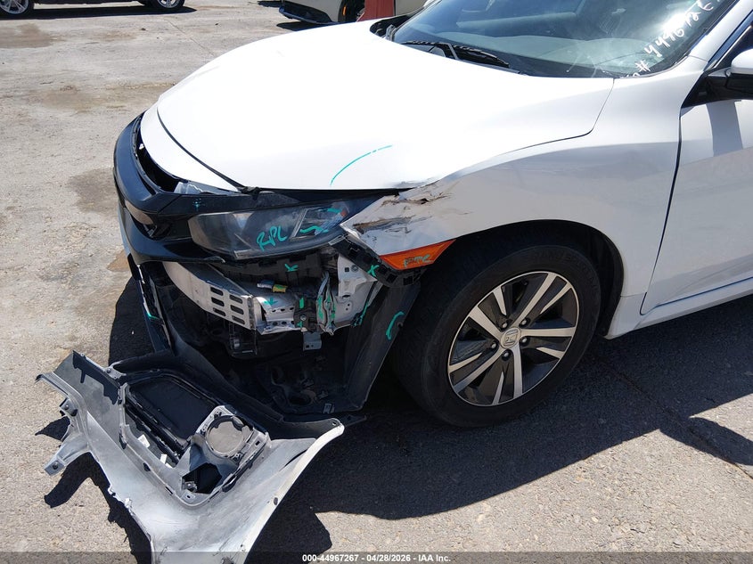 2020 Honda Civic VIN SHHFK7H36LU421107 IAAI salvage auction — LEFT SIDE, Salvage Title, sold $9,050 on 2026-07-15 (photo 6)
