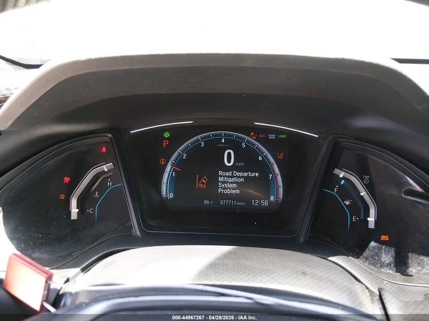 2020 Honda Civic VIN SHHFK7H36LU421107 IAAI salvage auction — LEFT SIDE, Salvage Title, sold $9,050 on 2026-07-15 (photo 7)