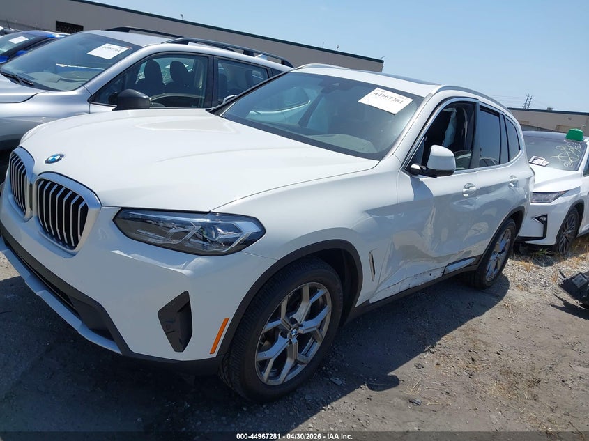 2024 BMW X3 VIN 5UX43DP05R9W54103 IAAI salvage auction — SIDE, Salvage Certificate (California), sold $8,000 on 2026-07-29 (photo 2)