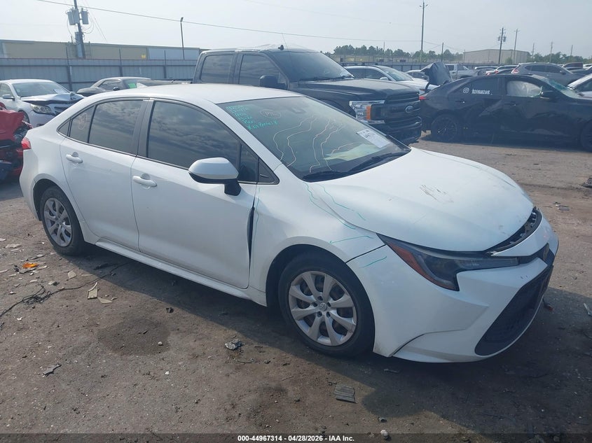 2020 Toyota Corolla VIN JTDEPRAE9LJ069655 IAAI salvage auction — FRONT END, Original (Texas), sold $5,500 on 2026-07-15 (photo 1)