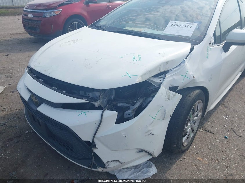 2020 Toyota Corolla VIN JTDEPRAE9LJ069655 IAAI salvage auction — FRONT END, Original (Texas), sold $5,500 on 2026-07-15 (photo 6)