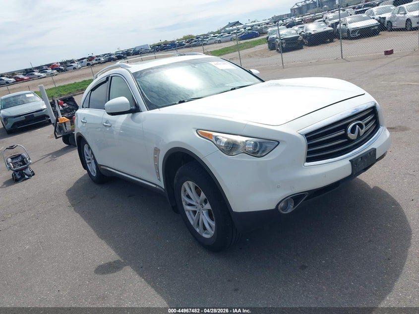 2012 Infiniti Fx VIN JN8AS1MW5CM154854 IAAI salvage auction — LEFT REAR, Salvage Title, sold $1,575 on 2026-07-20 (photo 1)