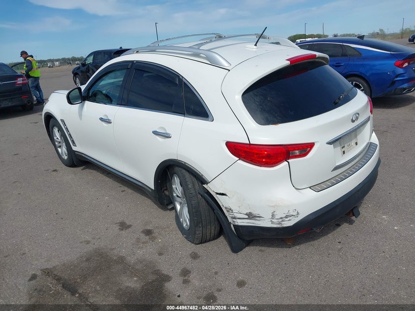 2012 Infiniti Fx VIN JN8AS1MW5CM154854 IAAI salvage auction — LEFT REAR, Salvage Title, sold $1,575 on 2026-07-20 (photo 3)