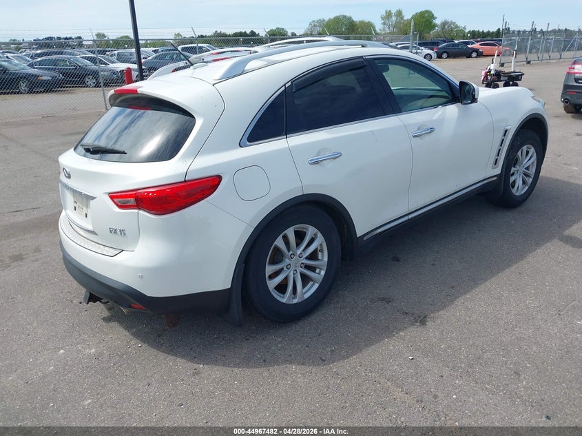 2012 Infiniti Fx VIN JN8AS1MW5CM154854 IAAI salvage auction — LEFT REAR, Salvage Title, sold $1,575 on 2026-07-20 (photo 4)