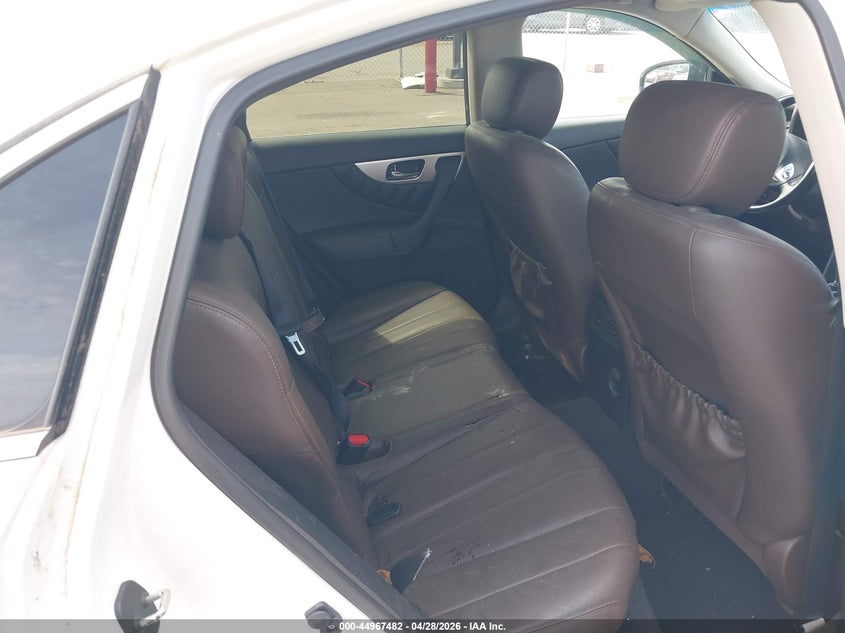 2012 Infiniti Fx VIN JN8AS1MW5CM154854 IAAI salvage auction — LEFT REAR, Salvage Title, sold $1,575 on 2026-07-20 (photo 8)