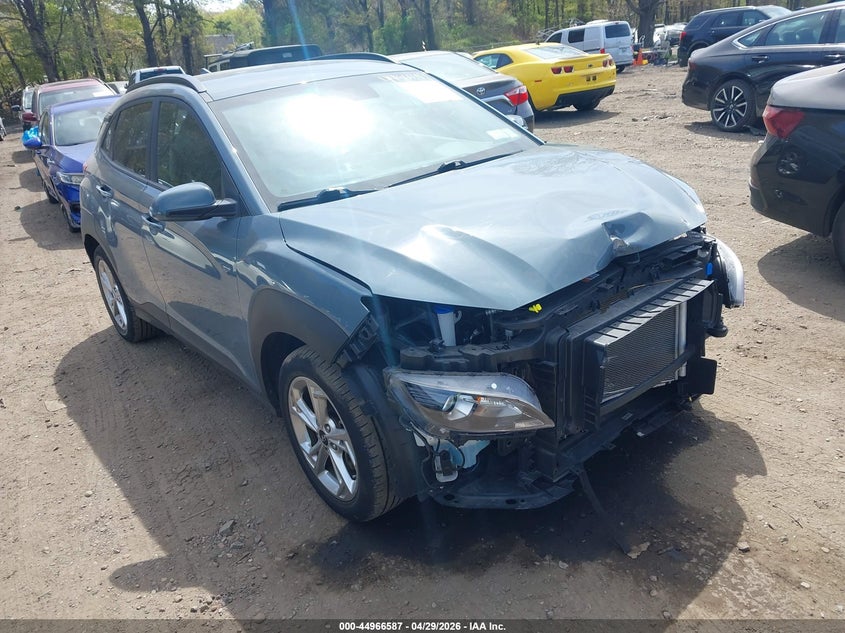 2022 Hyundai Kona VIN KM8K6CABXNU887434 IAAI salvage auction — FRONT END, Salvage Title, sold $4,300 on 2026-07-07 (photo 1)