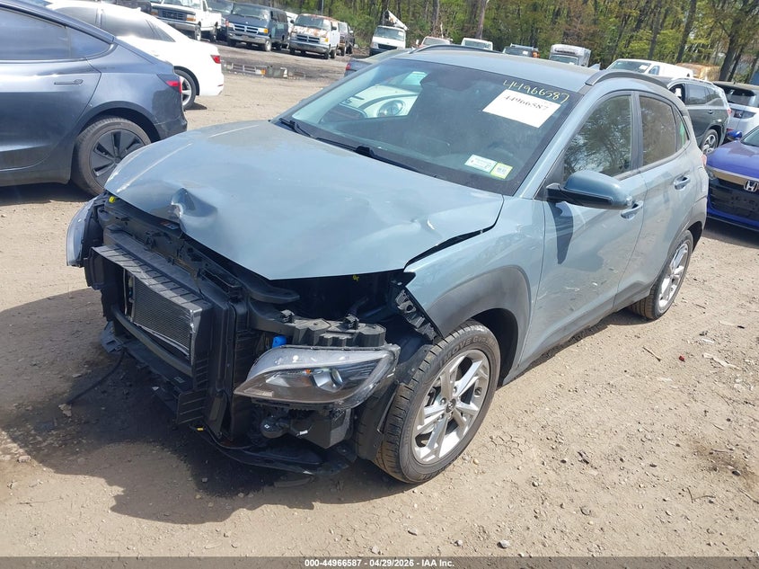 2022 Hyundai Kona VIN KM8K6CABXNU887434 IAAI salvage auction — FRONT END, Salvage Title, sold $4,300 on 2026-07-07 (photo 2)