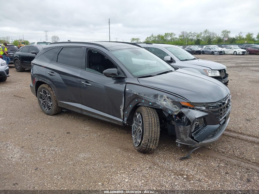 2024 Hyundai Tucson VIN KM8JFCD12RU162057 IAAI salvage auction — RIGHT FRONT, Salvage (Illinois), sold $11,450 on 2026-07-22 (photo 1)