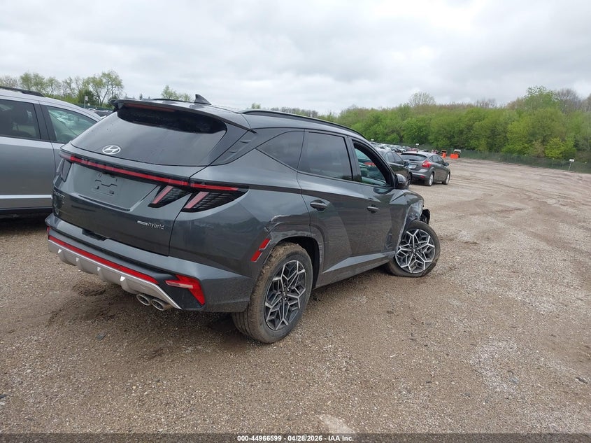 2024 Hyundai Tucson VIN KM8JFCD12RU162057 IAAI salvage auction — RIGHT FRONT, Salvage (Illinois), sold $11,450 on 2026-07-22 (photo 4)