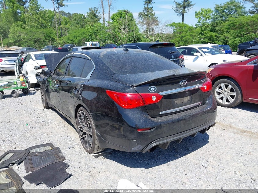 2017 Infiniti Q50 VIN JN1EV7AP8HM742164 IAAI salvage auction — FRONT END, Salvage (Georgia), sold $275 on 2026-07-28 (photo 3)