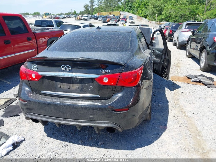 2017 Infiniti Q50 VIN JN1EV7AP8HM742164 IAAI salvage auction — FRONT END, Salvage (Georgia), sold $275 on 2026-07-28 (photo 4)