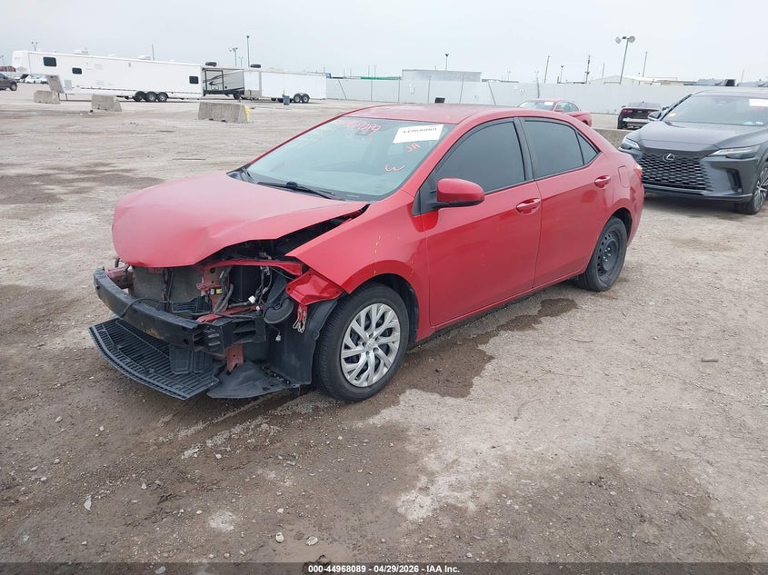 2018 Toyota Corolla VIN 5YFBURHE3JP851931 IAAI salvage auction — FRONT END, Original (Texas), sold $3,400 on 2026-07-08 (photo 2)