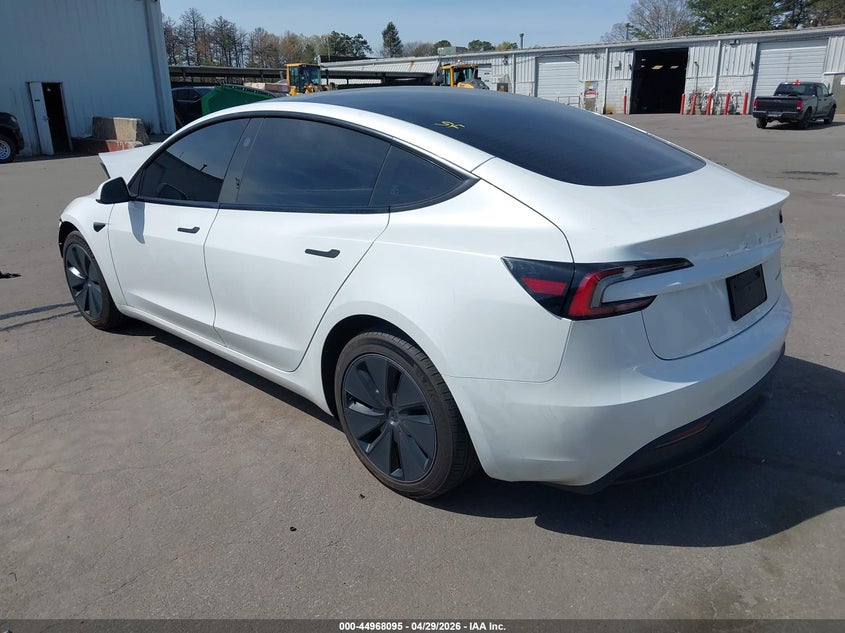 2025 Tesla Model 3 VIN 5YJ3E1EB1SF875994 IAAI salvage auction — FRONT END, Salvage Title, sold $10,950 on 2026-07-21 (photo 3)