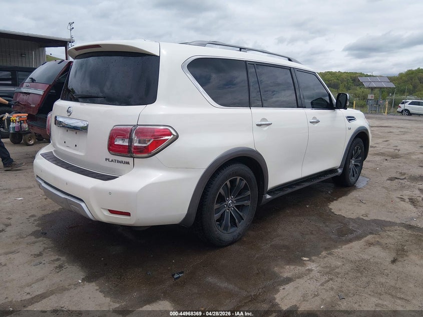 2017 Nissan Armada VIN JN8AY2NE5H9702257 IAAI salvage auction — HAIL, Salvage (West Virginia), sold $7,250 on 2026-07-16 (photo 4)