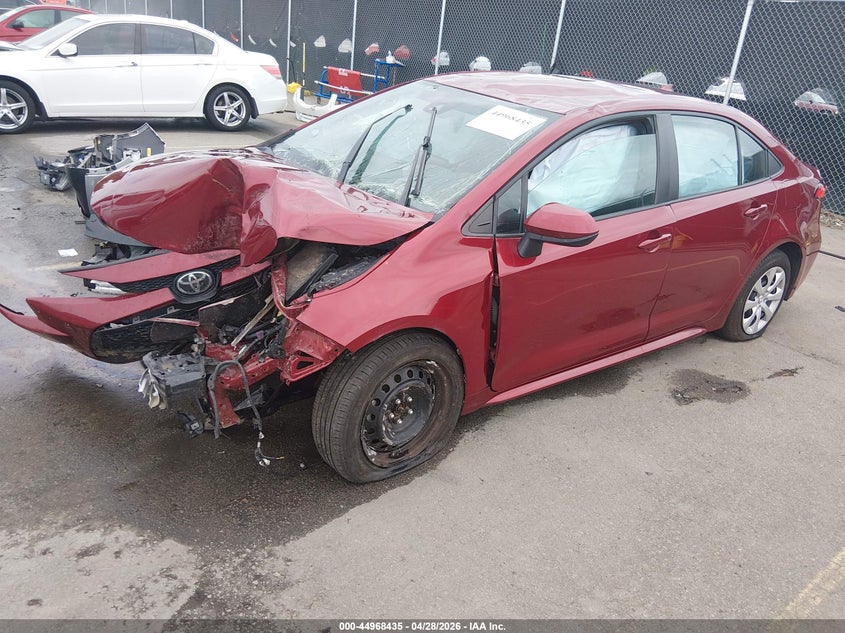 2022 Toyota Corolla VIN 5YFEPMAE8NP363453 IAAI salvage auction — ROLLOVER, Salvage Title, sold $25 on 2026-07-08 (photo 2)