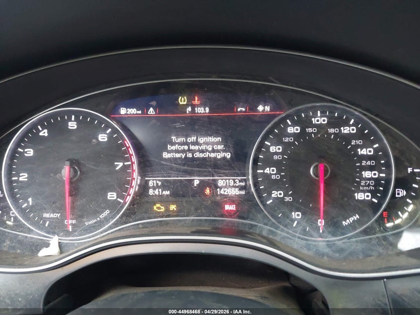 2017 Audi A6 VIN WAUF2AFC5HN064302 IAAI salvage auction — ENGINE DAMAGE, Original (Texas), sold $25 on 2026-07-28 (photo 7)