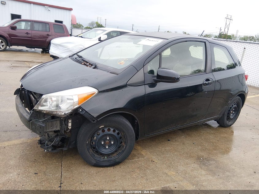 2014 Toyota Yaris VIN JTDJTUD31ED589390 IAAI salvage auction — NORMAL WEAR, Salvage (Texas), sold $875 on 2026-07-28 (photo 2)