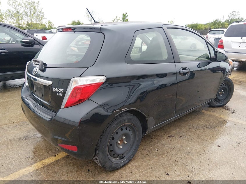 2014 Toyota Yaris VIN JTDJTUD31ED589390 IAAI salvage auction — NORMAL WEAR, Salvage (Texas), sold $875 on 2026-07-28 (photo 4)