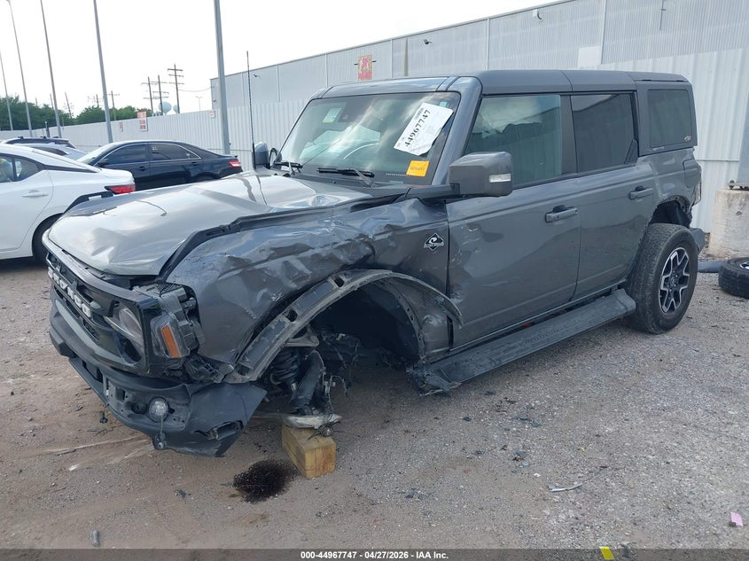 2024 Ford Bronco VIN 1FMDE8BHXRLA46687 IAAI salvage auction — LEFT FRONT, Original (Texas), sold $9,100 on 2026-07-09 (photo 2)