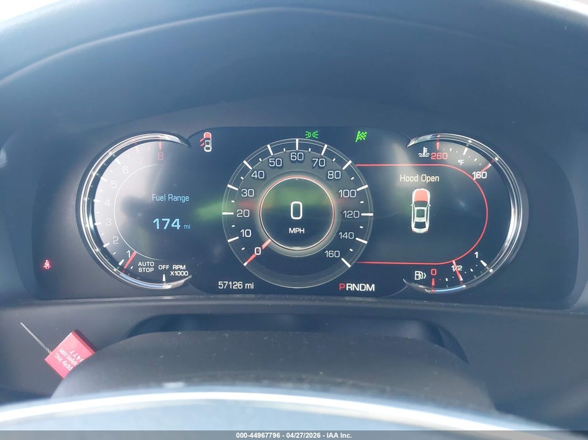 2017 Cadillac Ct6 VIN 1G6KF5RSXHU207432 IAAI salvage auction — FRONT END, Wait Title, sold $5,900 on 2026-09-06 (photo 7)