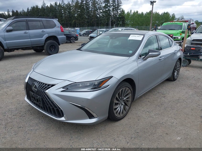 2025 Lexus ES VIN 58AEZ1B18SU186524 IAAI salvage auction — RIGHT SIDE, Salvage Title, sold $30,450 on 2026-07-06 (photo 2)