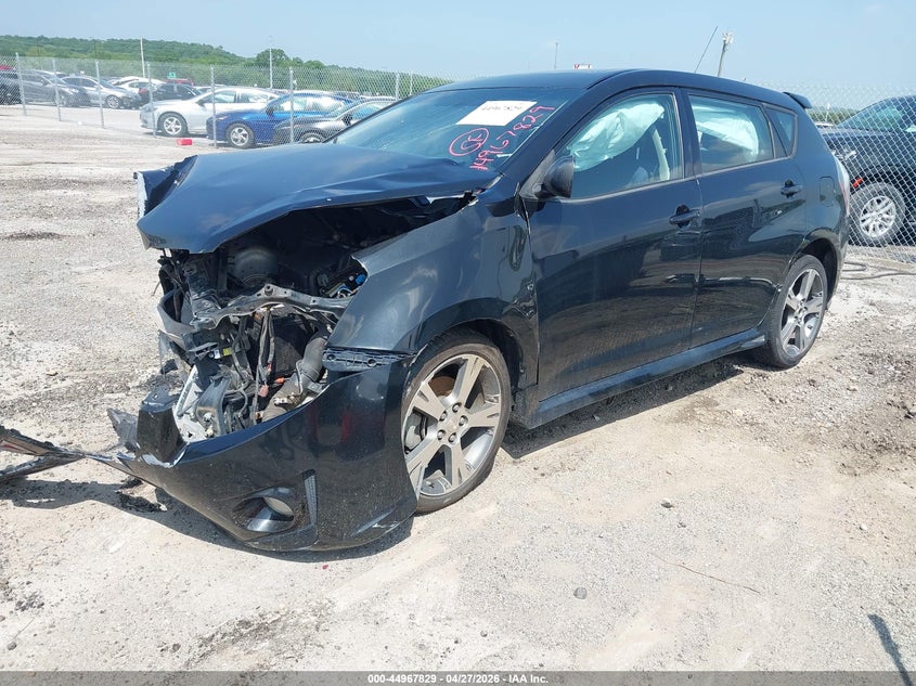 2009 Pontiac Vibe VIN 5Y2SR67049Z422854 IAAI salvage auction — FRONT END, Clear (Oklahoma), sold $25 on 2026-09-08 (photo 2)