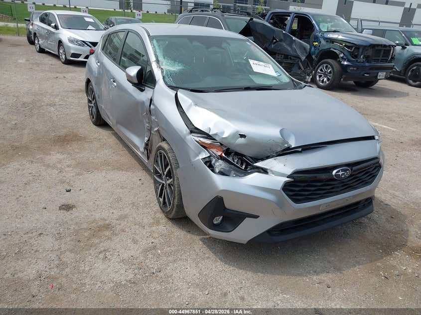 2024 Subaru Impreza VIN JF1GUAFC7R8346402 IAAI salvage auction — LEFT & RIGHT, Salvage (Texas), sold $3,850 on 2026-07-07 (photo 1)