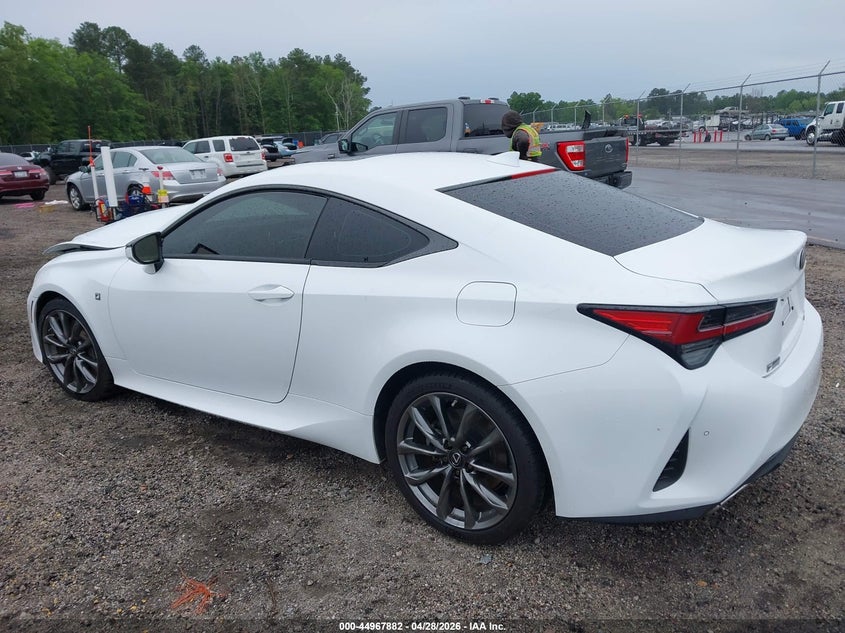 2021 Lexus Rc VIN JTHGZ5BCXM5023253 IAAI salvage auction — RIGHT FRONT, Salvage Title, sold $9,000 on 2026-07-14 (photo 3)