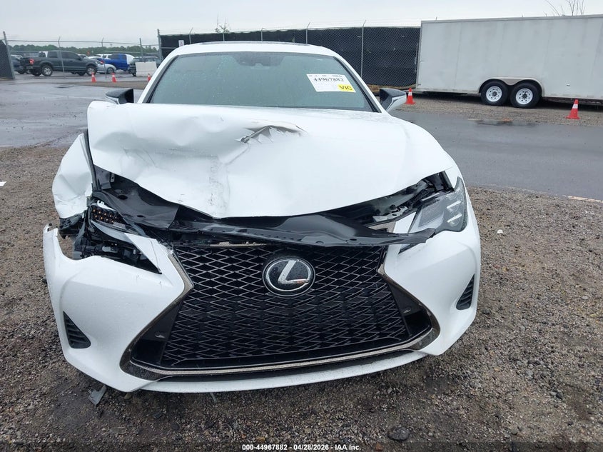 2021 Lexus Rc VIN JTHGZ5BCXM5023253 IAAI salvage auction — RIGHT FRONT, Salvage Title, sold $9,000 on 2026-07-14 (photo 6)