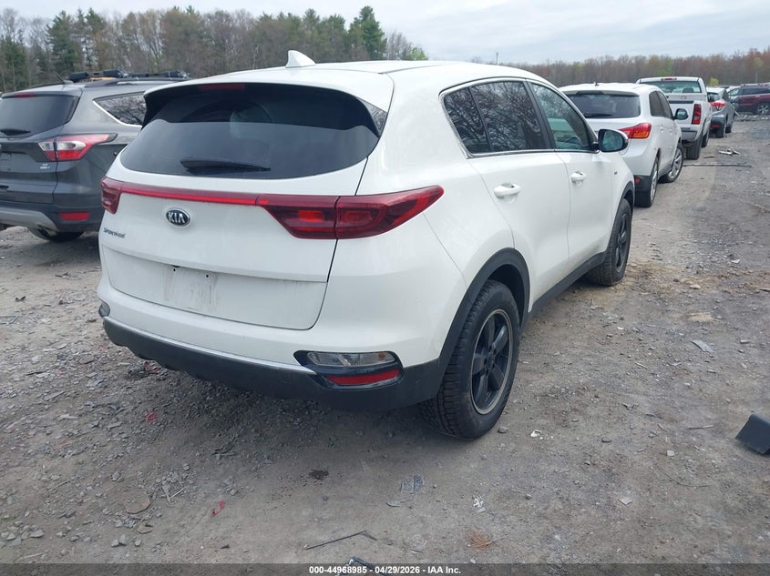 2021 Kia Sportage VIN KNDPMCAC5M7874225 IAAI salvage auction — LEFT SIDE, Mv-907A (New York), sold $2,850 on 2026-07-07 (photo 4)