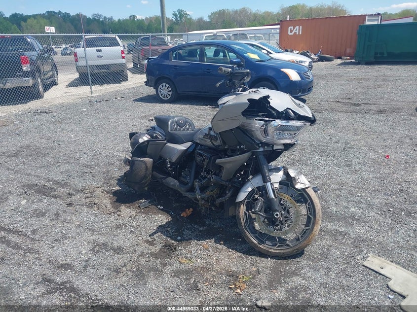2023 Harley-davidson Road glide VIN 1HD1TC61XPB954264 IAAI salvage auction — FRONT END, Salvage - Greater Than 75% (Maryland), sold $7,700 on 2026-07-29 (photo 1)