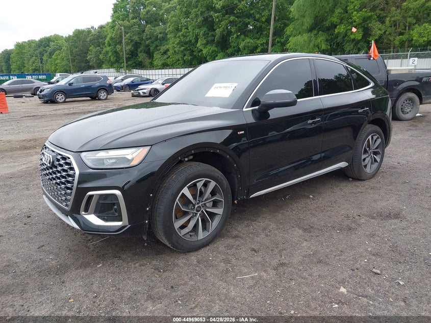 2024 Audi Q5 sportback VIN WA15AAFY9R2087270 IAAI salvage auction — SIDE, Salvage Title, sold $20,100 on 2026-07-16 (photo 2)