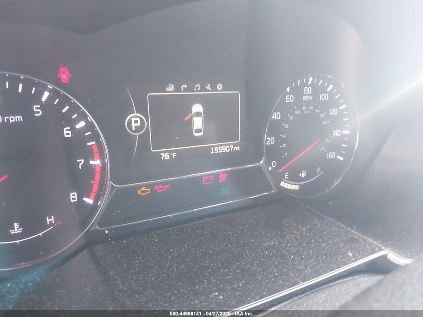 2015 Kia Optima VIN 5XXGR4A67FG503160 IAAI salvage auction — FRONT END, Salvage Title, sold $450 on 2026-07-20 (photo 7)