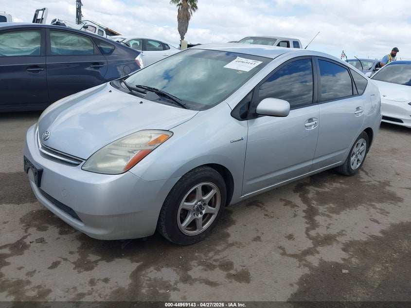 2007 Toyota Prius VIN JTDKB20U377627374 IAAI salvage auction — REAR END, Salvage (California), sold $750 on 2026-07-15 (photo 2)