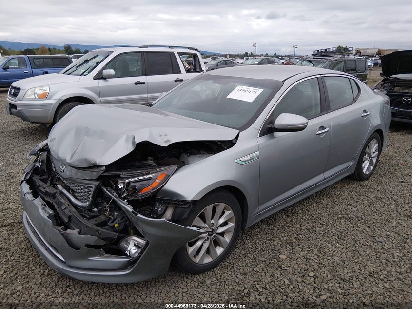 2015 Kia Optima VIN KNAGN4AD7F5080818 IAAI salvage auction — FRONT END, Salvage (Oregon), sold $1,200 on 2026-07-13 (photo 2)