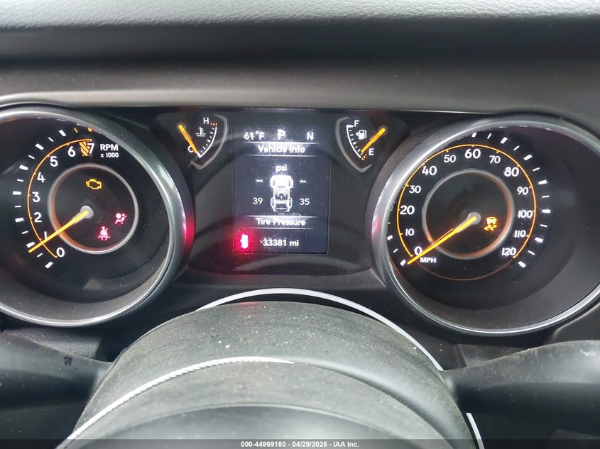 2018 Jeep Wrangler / VIN 1C4HJXDG4JW137019 IAAI salvage auction — FRONT & REAR, Salvage (Texas), sold $7,300 on 2026-07-28 (photo 7)