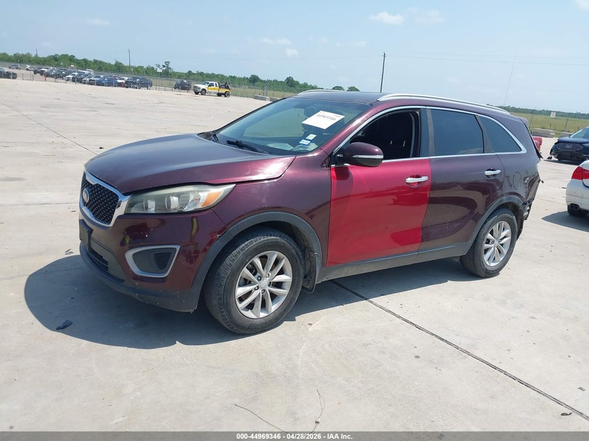 2017 Kia Sorento VIN 5XYPG4A31HG271293 IAAI salvage auction — REAR END, Original (Texas), sold $1,875 on 2026-07-24 (photo 2)