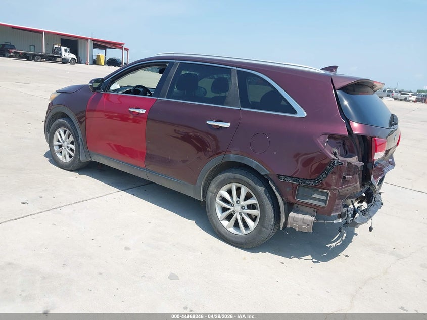2017 Kia Sorento VIN 5XYPG4A31HG271293 IAAI salvage auction — REAR END, Original (Texas), sold $1,875 on 2026-07-24 (photo 3)