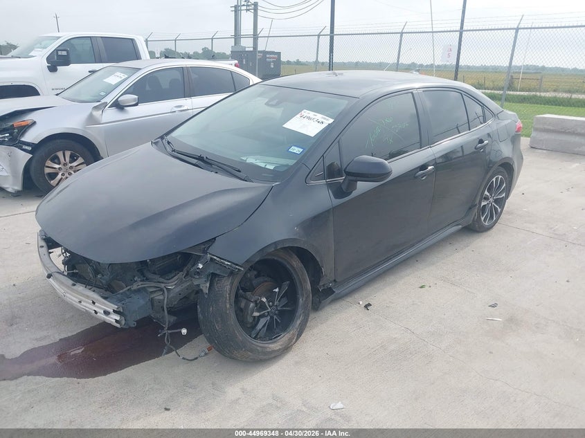 2020 Toyota Corolla VIN JTDEPRAE4LJ102934 IAAI salvage auction — FRONT END, Salvage (Texas), sold $4,225 on 2026-07-31 (photo 2)