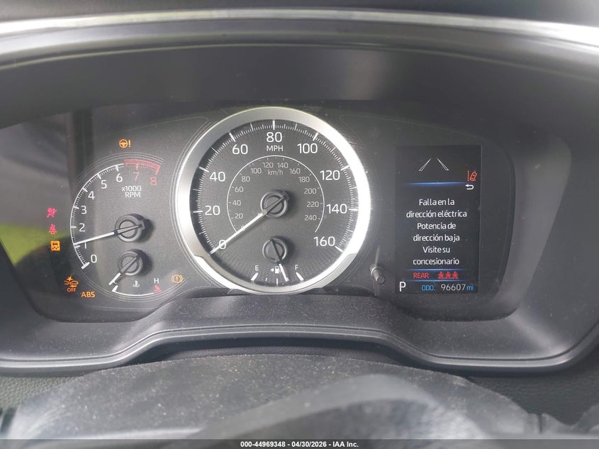 2020 Toyota Corolla VIN JTDEPRAE4LJ102934 IAAI salvage auction — FRONT END, Salvage (Texas), sold $4,225 on 2026-07-31 (photo 7)
