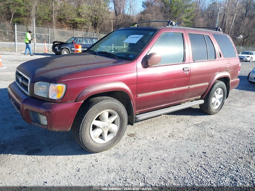2001 Nissan Pathfinder VIN JN8DR07YX1W526738 IAAI salvage auction — FRONT END, Salvage (Idaho), sold $25 on 2026-07-28 (photo 2)