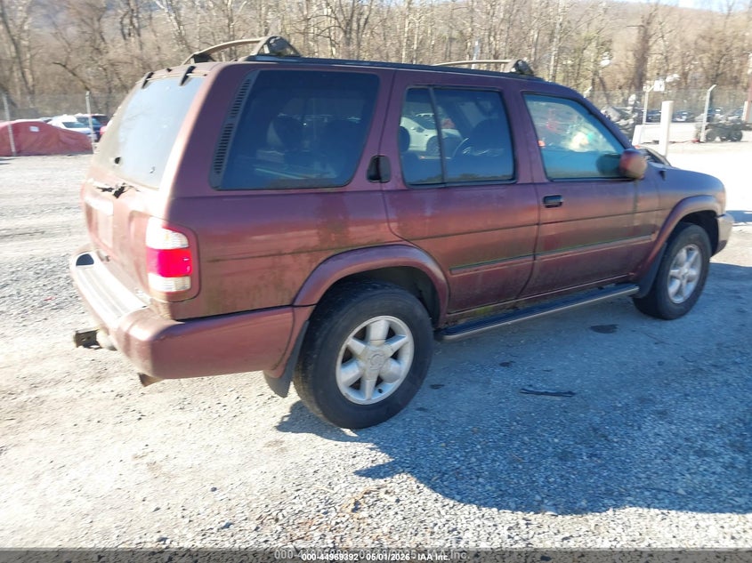 2001 Nissan Pathfinder VIN JN8DR07YX1W526738 IAAI salvage auction — FRONT END, Salvage (Idaho), sold $25 on 2026-07-28 (photo 4)