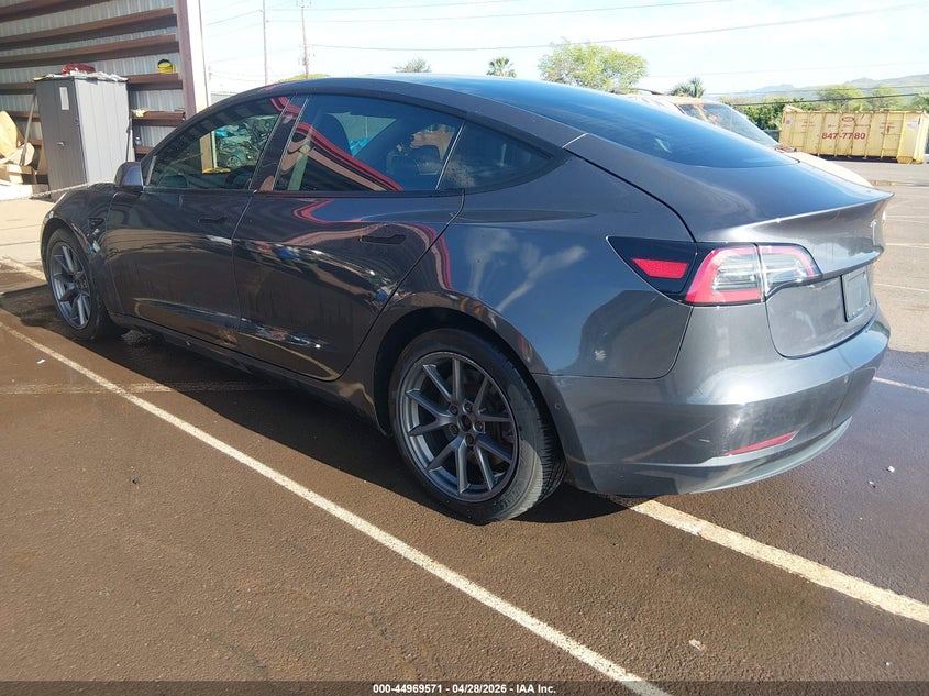 2021 Tesla Model 3 VIN 5YJ3E1EAXMF982066 IAAI salvage auction — UNKNOWN, Salvage (Hawaii), sold $1,550 on 2026-07-21 (photo 3)