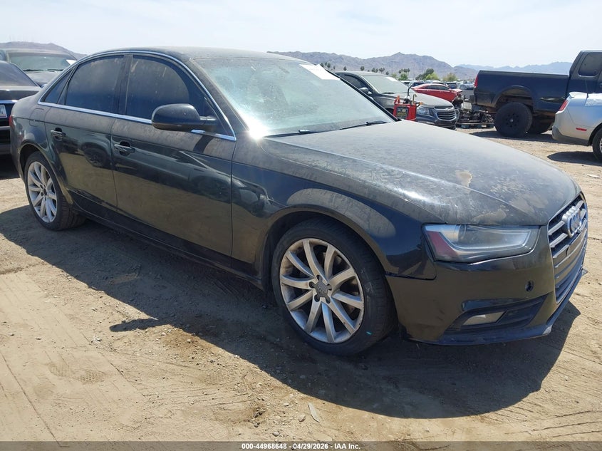 2013 Audi A4 VIN WAUEFAFL9DN010219 IAAI salvage auction — NORMAL WEAR, Salvage (Texas), sold $250 on 2026-07-14 (photo 1)