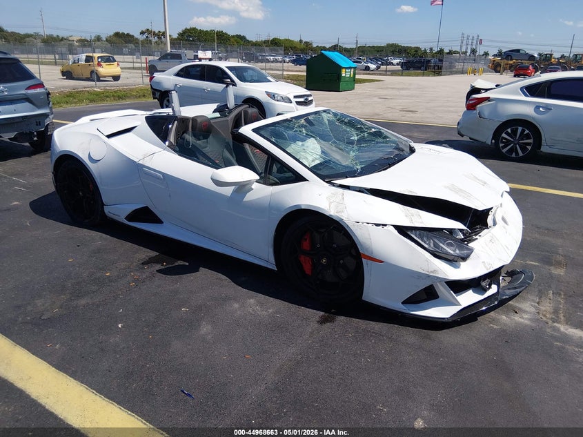 2020 Lamborghini Huracan VIN ZHWUT4ZF2LLA13207 IAAI salvage auction — ALL OVER, Wait Title, sold $79,250 on 2026-07-23 (photo 1)