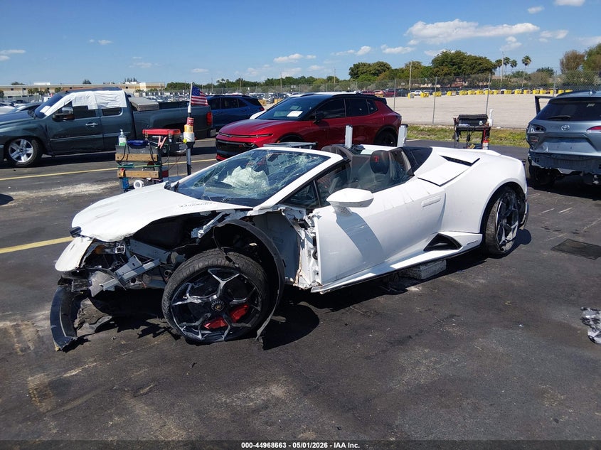 2020 Lamborghini Huracan VIN ZHWUT4ZF2LLA13207 IAAI salvage auction — ALL OVER, Wait Title, sold $79,250 on 2026-07-23 (photo 2)