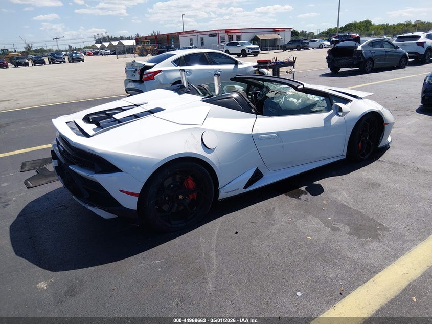 2020 Lamborghini Huracan VIN ZHWUT4ZF2LLA13207 IAAI salvage auction — ALL OVER, Wait Title, sold $79,250 on 2026-07-23 (photo 4)