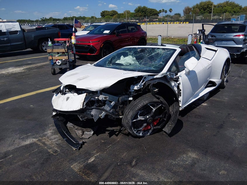 2020 Lamborghini Huracan VIN ZHWUT4ZF2LLA13207 IAAI salvage auction — ALL OVER, Wait Title, sold $79,250 on 2026-07-23 (photo 6)