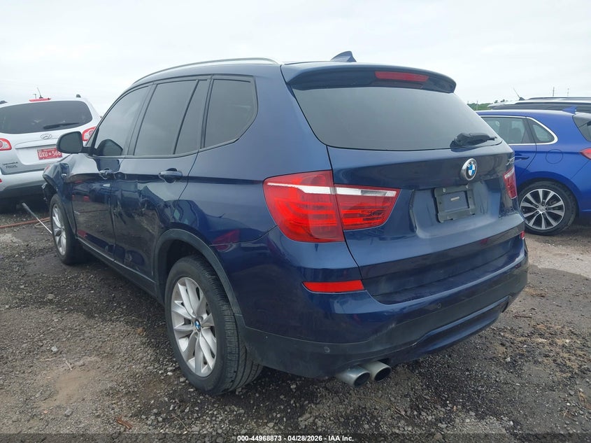 2017 BMW X3 VIN 5UXWX9C36H0W66953 IAAI salvage auction — FRONT END, Clear (Oklahoma), sold $850 on 2026-07-21 (photo 3)